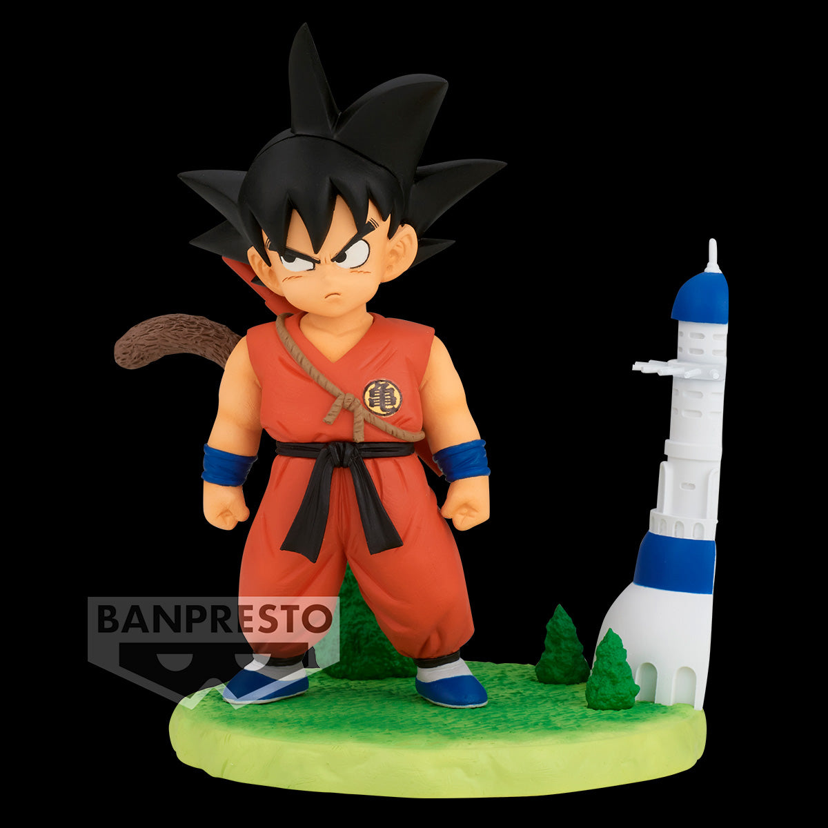 Banpresto Figura Goku Dragon Ball History Box Vol. 4 – Escala De 10 Cm, PVC Con Base, Coleccionable Oficial De Bandai