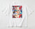 To a Future that Never Ends Oversized T-shirt—Mobile Suit Gundam SEED/STRICT-G Collaboration WHITE